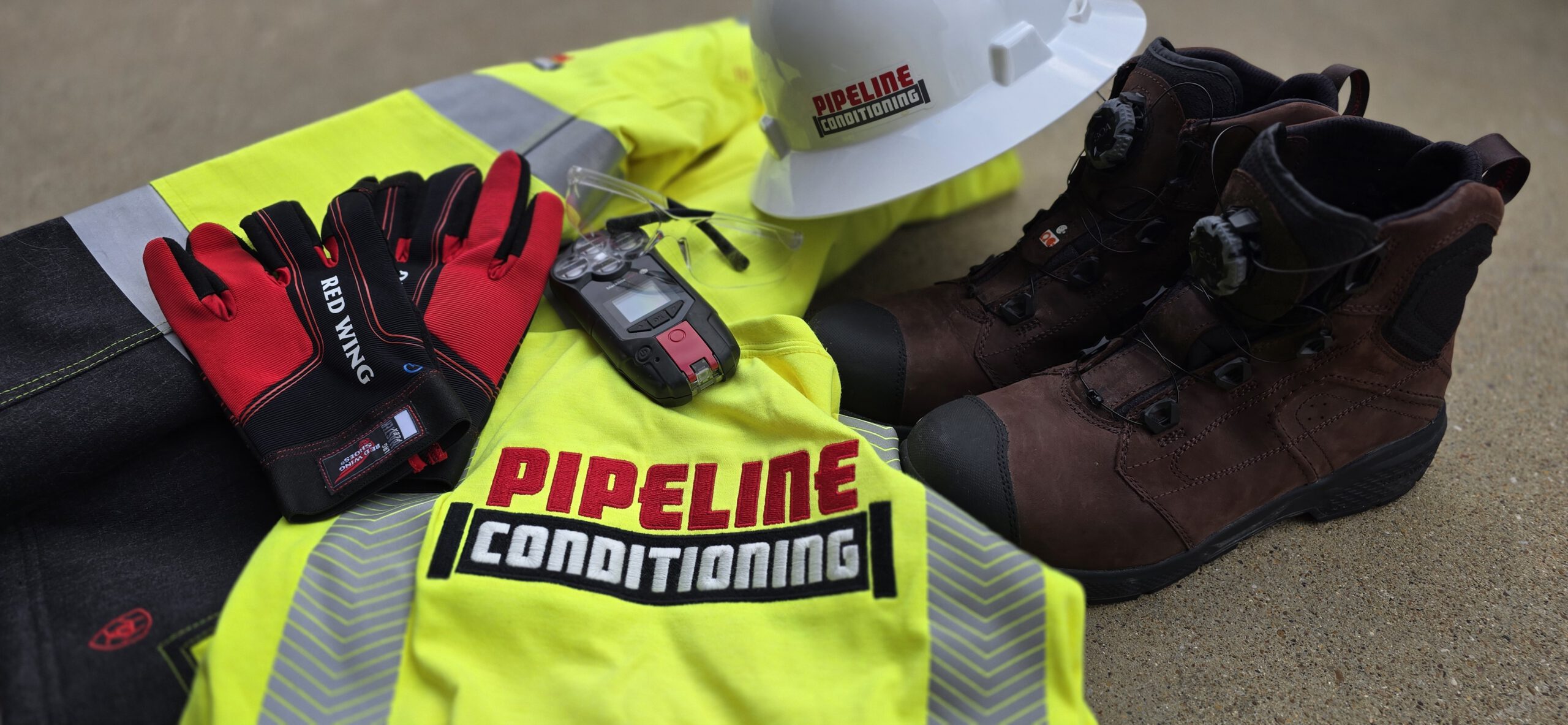 Pipeline Conditioning safety equipment for natural gas odorization work.